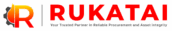 Logo for the company RUKATAI. The design features a stylized letter 'R' in orange and yellow, overlapping a gray gear icon, followed by the bold red word 'RUKATAI' and the tagline: 'Your Trusted Partner in Reliable Procurement and Asset Integrity'.